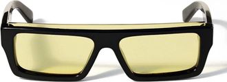 Off-white Sunglasses Ow1048 1018 Elisabeth S Black/Yellow Unisex
