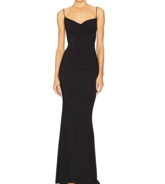 Katie May Surreal Gown In Black