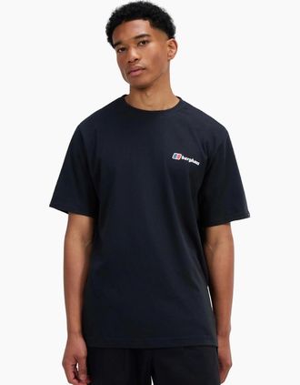 Berghaus Mens Berghaus Mens Class Logo Short Sleeve T-Shirt - Black - Size: 40