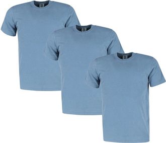 CTM Mens Comfort Colors Dyed Short Sleeve T-Shirt (Set of 3)