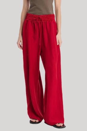 Maria McManus Basketball Trouser In Scarlet