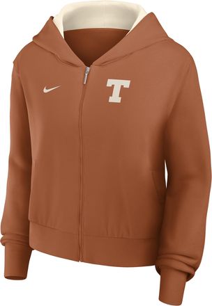 Nike Texas Mantra Nike Womens College Full-Zip Hoodie in Orange | 035D0F1CTXE-VCU