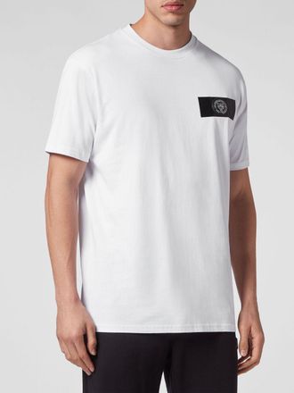 Plein Sport T-shirt in jersey con stampa logo posteriore