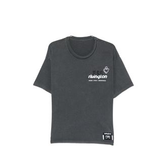 RRR123 Logo-print Washed T-shirt