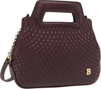 Bally Pre-owned Handbags, female, Red, Size: ONE SIZE Pre-owned Leather Shoulder Bag