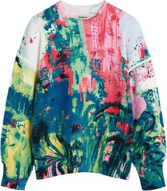 Desigual Donna, Maglie, Multicolore, S, new