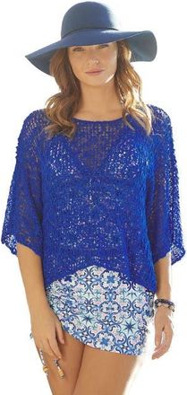 Joe Browns Popcorn Knit Pullover Sweater in Cobalt Blue at Nordstrom, Size X-Large