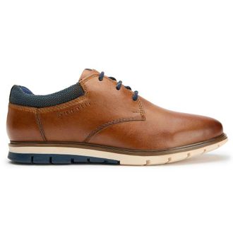 Bugatti Mens Oxford Shoes - Tan Leather - Size UK 10
