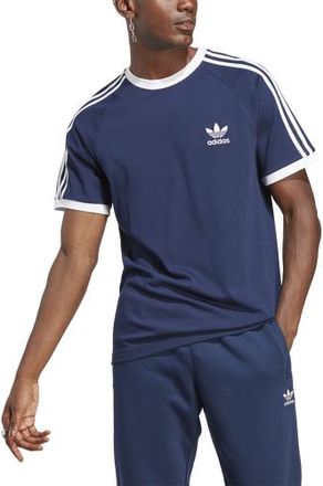 adidas Mens Originals Adicolor Classics 3-Stripes T-Shirt - Night Indigo Size XXL
