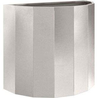 vidaXL Jardinera Plateado 60 X 30 X 50 Cm Acero Inoxidable Vidaxl