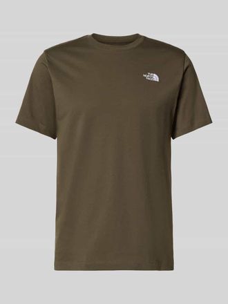 The North Face Regular Fit T-Shirt aus Baumwoll-Mix Modell EVOLUTION in Oliv, Gr&ouml;&szlig;e XXL