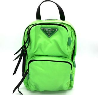 Prada Green Nylon Sling Bag (Pre-Owned)