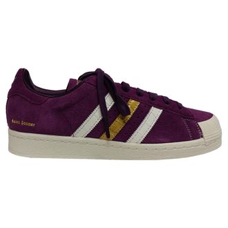 adidas Originals Adidas x Wales Bonner Jabbar lage sneakers in paars su&egrave;de