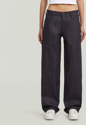 G-Star Judee Carpenter Loose Jeans - Donkerblauw - Dames