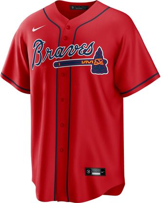 Nike Austin Riley Atlanta Braves Nike Mens MLB Replica Jersey in Red | T770AWDBAW7-R27