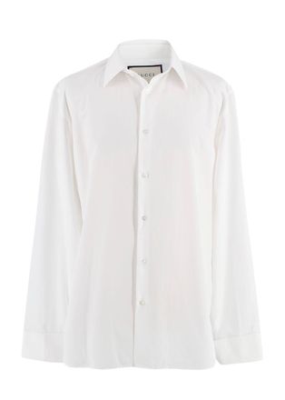 Gucci White Poplin Shirt Size 17