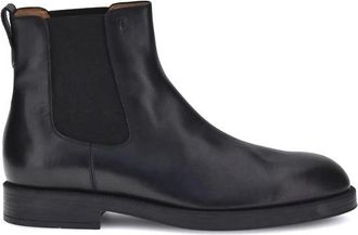 Tod's Klassieke Chelsea Boots met Moderne Twist - Heren - Chelseaboots - Zwart - 44 EU - Leer - Schoenen