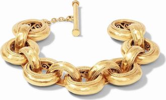 Julie Vos Womens Cannes Demi Link Bracelet In Gold