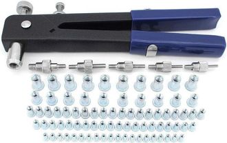 OEM Kit De Tuercas Remachables Roscadas, 86 Piezas, Pistola Remachadora, Herramienta Para Tuercas Remachadoras, Inserto Roscado, Pistola Remachadora Para 