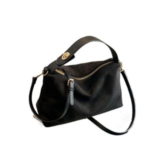 Generic Retro Bag For Womens Textured Frosted Shoulder With Large Capacity Crossbody Commuting Tote(Beige)