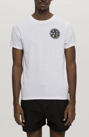 Maui and Sons Arnold Sharkley Graphic T-Shirt in White at Nordstrom, Size X-Large