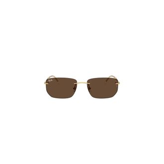Ray-Ban Rb 3768 Zonnebril - Heren - Zonnebrillen - Geel - 56 MM - Accessoires