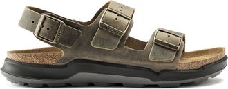 Birkenstock Mens Milano Crosstown Sandals Green 41 EU Regular/Wide