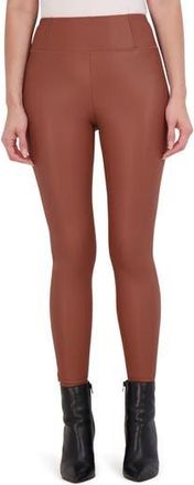 Ookie & Lala Faux Leather Leggings in Luggage at Nordstrom Rack, Size X-Small