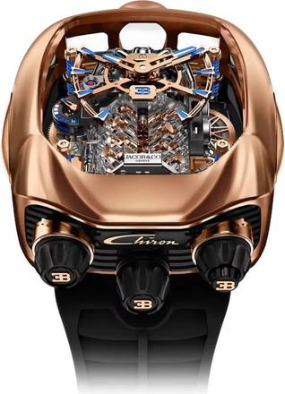 Jacob & Co. Bugatti Chiron Tourbillon Hand Wind Mens Watch BU200.40.AA.AA.C