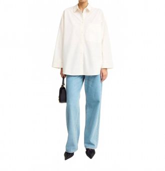 By Malene Birger Derris Organic Cotton Shirt In Whisper White