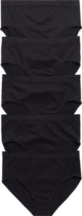 Nordstrom Rack Seamless 5-Pack Full Briefs in Black at Nordstrom Rack, Size X-Large