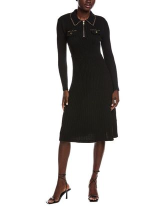 Nanette Lepore 1/4-Zip Sweaterdress