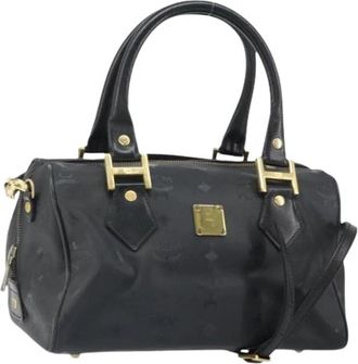 MCM Pre-owned Handtas - Dames - Vintage Handtas - Zwart - ONE Size - Leer - Vintage