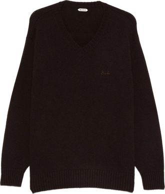 Bode V-neck Logo-embroidered Sweater