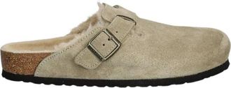 Birkenstock Boston Shearling Regular Fit - - Shoes - Uomo - Beige - 44 EU