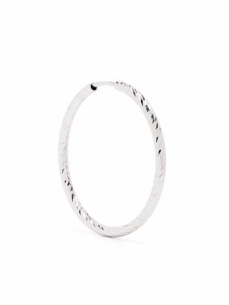 Maria Black Orecchino a cerchio Alba in oro bianco 14kt - Argento
