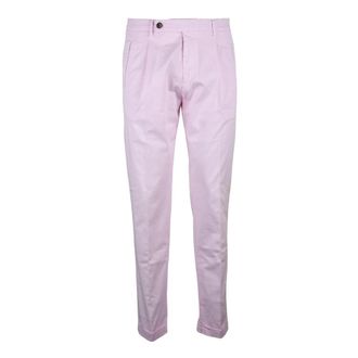 Berwich Broeken, Heren, Roze, S, Katoen, Pantalone