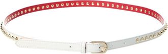 Christian Louboutin Cabata Spike Leather Belt