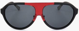 Linda Farrow KRIS VAN ASSCHE Aviator Sunglasses with Two-tone Frame size Unica