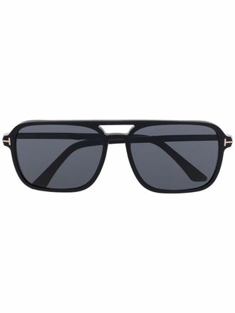 Tom Ford Eyewear tinted navigator-frame sunglasses - Black