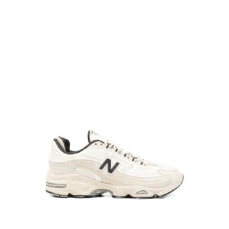 New Balance Running Shoes, unisex, White, Size: 9 1/2 US 1000 Panelled Sneakers