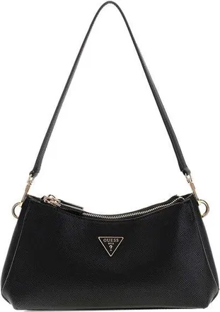 Guess Womens Shoulder Bag Black Polyurethane - Shoulder-Bags