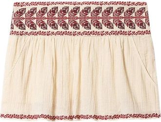 Isabel Marant Picadilia Rok - Dames - Korte rokken - Beige - S - Nylon - Rokken