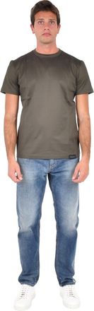 low brand Mens T-Shirt Cotton Brown T-Shirts And Polos