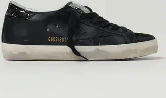 Golden Goose Sneakers Super-Star Golden Goose in nappa e glitter used