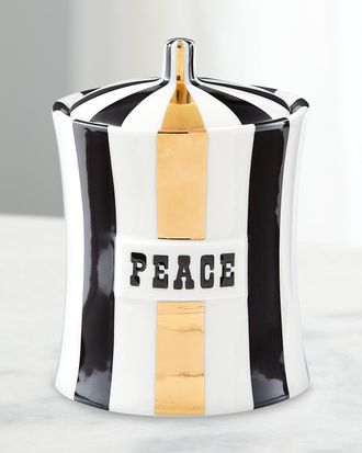 Jonathan Adler Vice Gilded Peace Canister