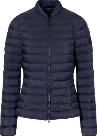 Peuterey Ultralichte Nylon Donsjas - Dames - Gewatteerde jassen - Blauw - 2XL - Nylon - Jassen