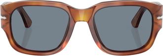 Persol Stijlvolle zonnebril in bruine tint - unisex - Zonnebrillen - Bruin - 55 MM - Accessoires