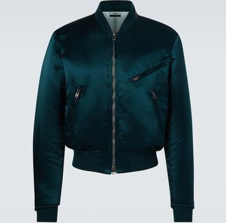 Tom Ford Satin bomber jacket