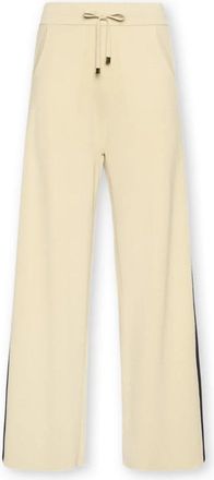 Elena Miro Straight Broeken - Dames - Sweatpants - Beige - M - Broeken